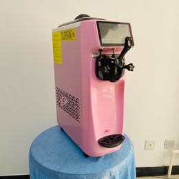 BKEIGH Commercial Ice Cream Machine Single Flavour Desktop Countertop Pre-Cooling Kitchen Appliances