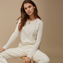 adishree woman winter 100 Cashmere sweaters and auntmun knitted Pullovers High Quality Warm Female Oneck Black top 220811