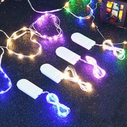 wire fairy Canada - Strings Mini Christmas Light Copper Wire String Waterproof Fairy Battery Powered For Wedding Xmas Garland Festival PartyLED LED