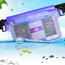 Pool Waterproof Dry Bag Pouch For Phone Adjustable Waist Strap Shoulder Bags Underwater Case For Beach Swimming Boating Fishing