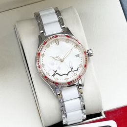 Fashion New Ladies Mechanical Watch 34mm Sapphire Mirror Ceramic Strap Designer Watchs luxury Watches Popular Montre de luxe montre homme