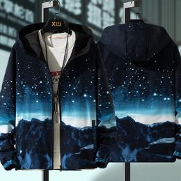 Men's Jackets "Jacket Men Fashion Spring Autumn Casual Streetwear Hoodie Large Size Clothes Windbreaker Coat Male Outwear 7XL Cuff Styl