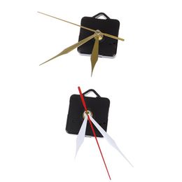 Wall Clocks Silent Quartz Clock Movement Mechanism Black & Red Hands Repair Tool Parts Kit DIY Set ClocksWall