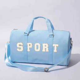 HBP Large Capacity Travel Bag Nylon Pink Waterproof Fashion Sport Bags Shoulder Messenger Bag High Quality Handbag Travel Organiser 220810