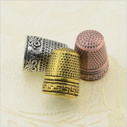 Sewing Notions & Tools DONYAMY 1pc Metal Thimbles Finger Protector Hand Needlework Accessory Nice Gift&Collection1