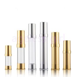 Storage Bottles & Jars 30/50/100pcs 5ml 10ml Pressure Vacuum Lotion Mini Refillable Makeup Tools Emulsion BottlesStorage