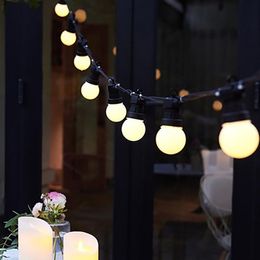 Strings Globe Bulb String Lights IP65 Waterproof Connectable For Outdoor Valentine Christmas Holiday Garland Cafe DecorationLED LED