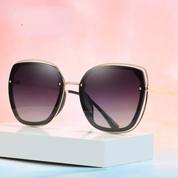 Sunglasses Fashion Women Reflective Lens Hollow Out Metal Glasses Polygonal Personality WomenSunglasses