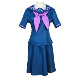 JoJo's Bizarre Adventure Yamagishi Yukako Cosplay Costume Dress Japanese Girl Sailor Suit Full Set Halloween Outfits