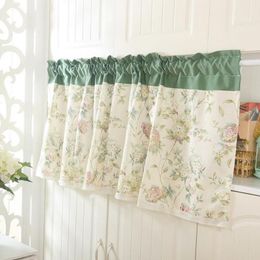 Curtain & Drapes Washable Great Shade Sound Insulated Rob Pocket Window Valance Rectangle Short Drape Long Lasting For CabinetCurtain