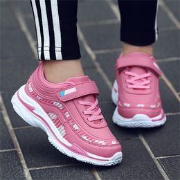 Fashion Leather Baby Girls Shoes Sport Running Kids Sneakers Tennis Breathable Children s Casual Walking for Boys 220811