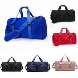 Multifunction Command the Day Duffle Bag Nylon Bags Storage Yoga Gym Large Capacity Duffel Travel Waterproof Dry Wet Handbag Designed For On The Move lulule