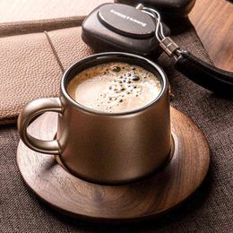 Bone China Coffee Cup Luxury Ceramic Mug Espresso Cups Nordic Retro Porcelain Coffee Mugs Milk Cups Household Coffeeware Gifts T220810