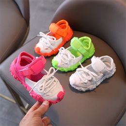 Baby Girls Boys Casual Shoes Summer Infant Toddler Mesh Breathable Student Sneaker Children Sports Kids Sandals 220811