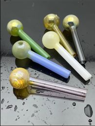 Glass Smoking Pipe Water bongs Thickened Mini colorful big bubble glass cooking pot hookah