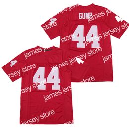 2022 Forrest Gump #44 Tom Hanks Alabama Men Movie Football Jersey All Stitched Red S-3XL High Quality