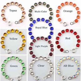 Bracelet Bangle Designer B1484 Women's Round Glass Crystal Bubble Dot Statement Bracelets for Women Tennis Jewellery Wholesale