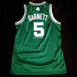 100% Stitched Kevin Garnett 5# Sewn wholesale Jersey Mens Vest Size XS-6XL Stitched basketball Jerseys Ncaa