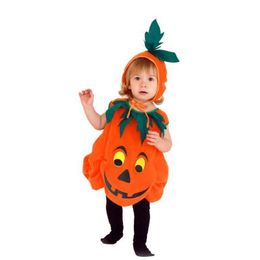 2022Children's costume for Halloween Pumpkin cosplay for masquerade ball performance boys and girls party decoration