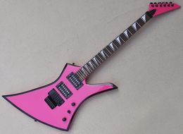 Pink Electric Guitar with Floyd Rose Rosewood Fingerboard Can be Customised as request