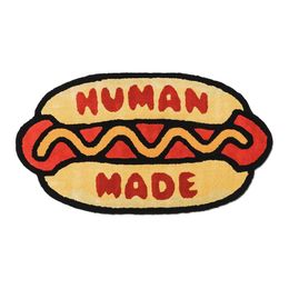 Home Furnishings 21SS HUMAN MADE Hot Dog Carpet Plush Hall Parlour Handmade Silk Rug Trendy Floor Mat Supplier