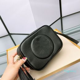 2022-Designer camera womens shoulder bags crossboay soft genuine leather handbags purses fashion embossed letter high quality