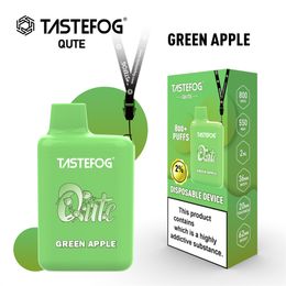 Tastefog OEM disposable vape Qute 2ml 2% 800puffs high quality electroinc cigarette 15flavors tpd version fast delivery