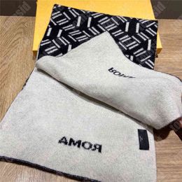 bai cheng Full Letters Printed Designer Wool Scarf For Womens Men Winter Fashion Scarves Soft Warm Scarfs Brand Luxury Designers Shawls 180cm