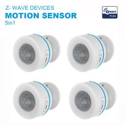 Smart Home Control Coolcam Z Wave Plus 700series PIR Motion Detector With Temperature Humidity Light Sensor Work Smartthing VeraSmart