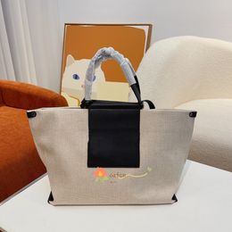 Borse firmate clicH Borsa estiva Borsa da lettera di tela di lusso da donna di grande capacità Borsa di moda Borsa a tracolla semplice a tracolla