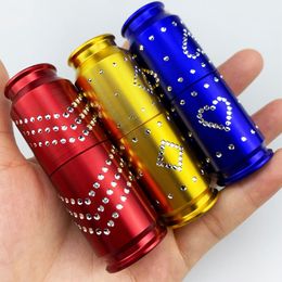 Colourful Smoking Carved Cracker Aluminium Alloy Bottle Opener Pollen Press Cream Whipper Cylindrical Shape Dispenser Innovative Design Portable Tool DHL