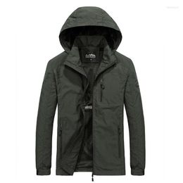 Men's Jackets Waterproof Hooded Military Windproof Jacket Casual Coat 2022 Autumn Clothing