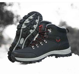 Boot Winter Men New Waterproof Snow Outdoor Man Shoe Safety Leather Work Hiking Origin Brand Deign 220805