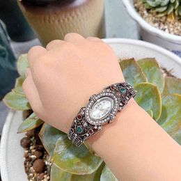 Designer Jewellery Vintage Turkish Bangle Watches Bohemia Women Bracelet Antique Gold Colour Quartz Watch Digital Wristwatch Relogio Feminino Gift