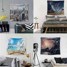 Home Decoration Carpet North Background Cloth Wall Fabric Sofa Bedroom Living Room J220804