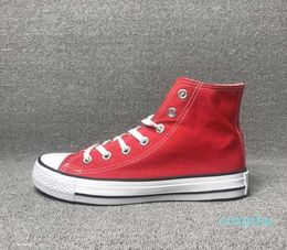 35-45 Unisex High-Top Adult Women's Men's Canvas Shoes 13 Colours Laced Up Casual Sneaker33