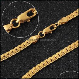 Link Chain Great Gold Chains Embossing Color Wholesale Twisted Singapore Diy Long Necklace For Women Men Jewelry Mens Ne Carshop2006 Dhtun