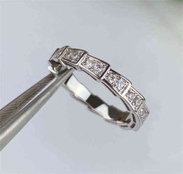 bai cheng Luxury Womens Designer Ring Fashion Rings For Women Top Quality Classic Snake Shaped Diamond Ring Luxury Designer Jewerly Anniversary