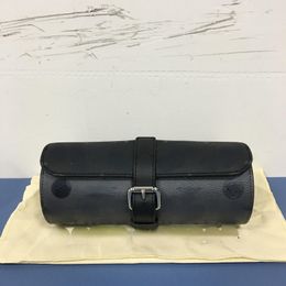 Luxury Designer Watch Case Box Clutch for Mens 3 Pcs Watch Protection Canvas Leather Waterproof Men Wallet Bag H47530290q