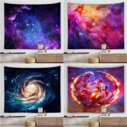 Tapestry Wall Hanging Home Decor Bedroom Living Room Sofa Starry Cloth Beach Towel J220804