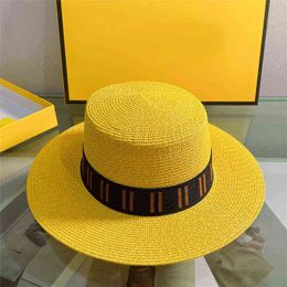 bai cheng Summer Luxurys Mens Womens Designer Straw Hat Grass Braid Bucket Hat Flat Designers Fitted Sun Hats Brand Letters Baseball Cap Ball Caps