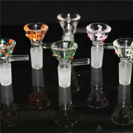 hookahs New US Colour Cannibal Flower 14mm Glass Bowls For Tobacco Bong Bowl Piece Glass Water Bongs Dab Oil Rigs Smoking Pipes