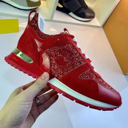 NEW Designer sneakers Brand Woman Man Shoes Leather Mesh Mixed Color Trainer Runner Shoes Unisex Size 35-45mki000001