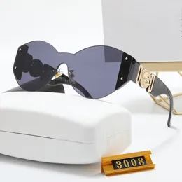 Brand design women men designer Good Quality Fashion metal Oversized sun glasses vintage female male UV400