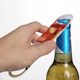 Metal Sublimation Bottle Openers Stainless Steel Wine Opener Bar Kitchen Tools