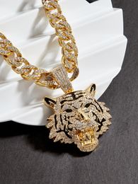 Designer Bracelet For Men Pendant Necklaces Designers Jewellery Luxury Women Gold Necklace Bracelets Sets Brands V Chain Wedding Tiger head
