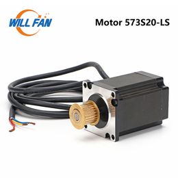 Will Fan Leadshine 573S20-LS Nema23 3Phase Stepper Motor 5.8A Length 76mm Shaft 8mm For Cutting Engraving Machine