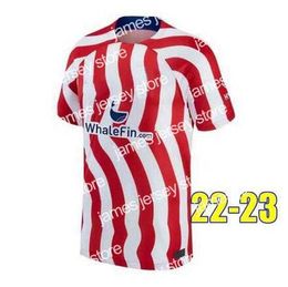 22 23 soccer jerseys 22 23 JOAO FELIX home 2022 2023 M. LLORENTE Correa camiseta football shirts uniforms away kids kit GRIEZMANN R. DE PAUL