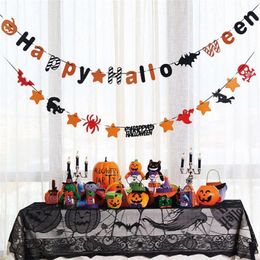 BANNER FLAGS Halloween Decoration Horror Pumpkin Punting Band Band Ban Ban 220823