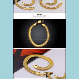 Charm Bracelets Gold Bangle European Thin Yellow 18K Bracelet Drop Delivery 2021 Jewellery Carshop2006 Dhoxj